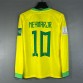 Brasilien Neymar Jr 10 2023/2024 Hemma Fotbollströjor Långärmad